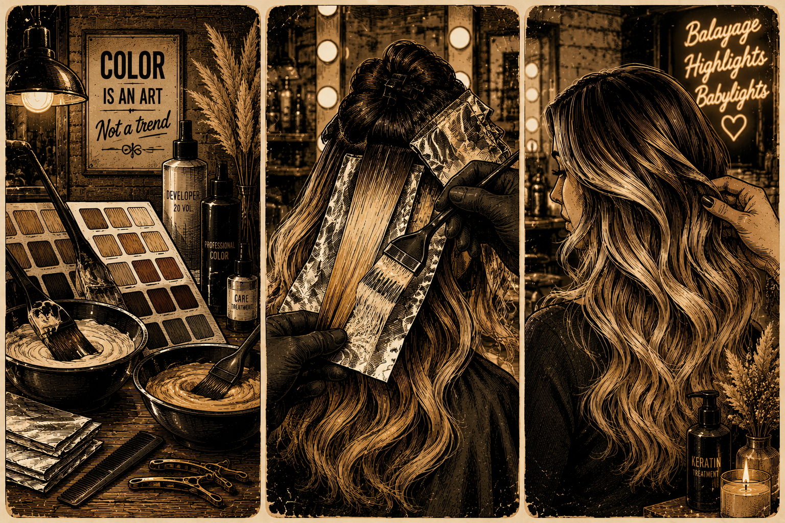 Color and balayage portfolio preview