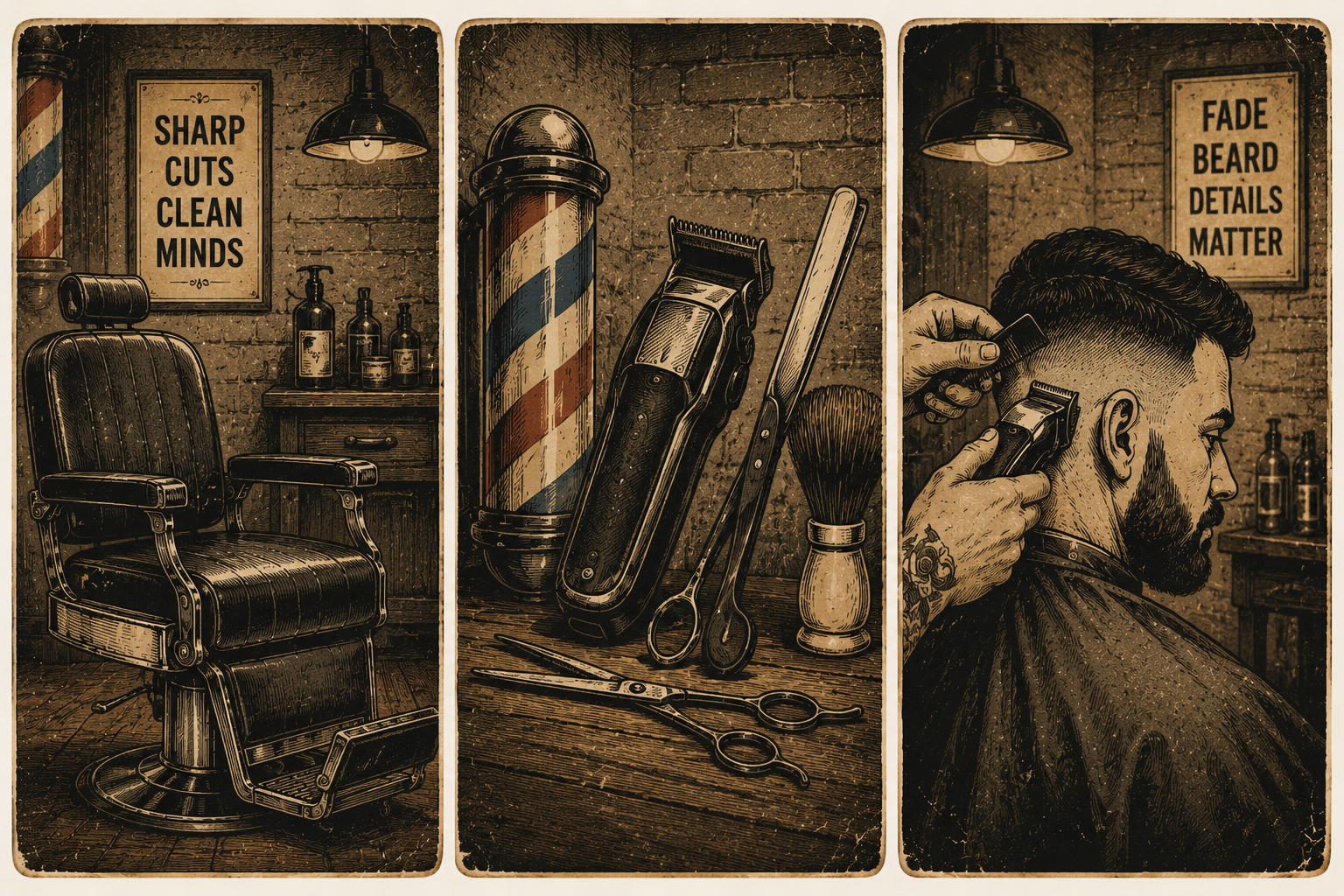 Barbering portfolio preview